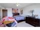 Bedroom with ceiling fan, decor, and furnishings at 1123 S Biscay St, Aurora, CO 80017