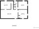 Basement floor plan of the property with dimensions and layout of rooms including utility, Gathering room and bedrooms at 7818 Florado St, Denver, CO 80221