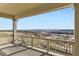 Covered deck showing beautiful landscape views at 3953 Treadway Pt, Castle Rock, CO 80108