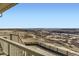 Elevated vantage point showing the gorgeous landscape from the deck at 3953 Treadway Pt, Castle Rock, CO 80108