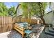 Backyard with outdoor seating and string lights for a relaxing ambiance, perfect for outdoor gatherings and leisure at 3835 Shefield Dr, Broomfield, CO 80020