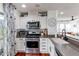 Modern kitchen boasts stainless steel appliances, updated cabinetry, and stylish decor at 21418 E Stroll Ave, Parker, CO 80138