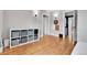 Hallway features wood floors, storage, and access to other rooms, blending style and practicality at 2096 S Logan St, Denver, CO 80210
