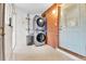 Laundry Room features modern washer and dryer units, offering convenience and functionality at 2096 S Logan St, Denver, CO 80210