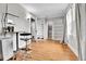 Versatile office space with hardwood floors and built-in bookcases, ideal for remote work or study at 2096 S Logan St, Denver, CO 80210