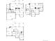 Detailed floor plan layout of the house showcasing room dimensions and overall structure at 5010 Persimmon Ln, Castle Rock, CO 80109
