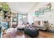 Spacious living room with hardwood floors and a cozy atmosphere at 10150 E Virginia Ave # 19-303, Denver, CO 80247