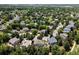 Beautiful aerial shot of a neighborhood with lush green trees and a stunning landscape at 3043 W 109Th Pl, Westminster, CO 80031
