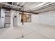 Spacious unfinished basement, perfect for storage or customization to fit your needs at 4903 Basalt Ridge Cir, Castle Rock, CO 80108