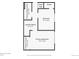 Floor plan featuring main bedroom and primary bathroom layout at 3304 W 3Rd Ave, Denver, CO 80219