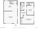 Floor plans featuring living room, kitchen, bedrooms and bathrooms layout at 3304 W 3Rd Ave, Denver, CO 80219