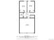 Detailed floor plan showcasing bedrooms, bath, hall, and garage layout with measurements at 12466 E Amherst Cir, Aurora, CO 80014