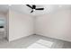 Bedroom featuring neutral walls, carpet floors, and a ceiling fan at 2259 Kipling St, Lakewood, CO 80215