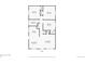 Three-bedroom, one-bathroom floor plan with open living area at 5235 Quay St, Arvada, CO 80002