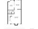 Floor plan of the second floor, featuring kitchen, dining area, and living room at 2363 Ranch Dr, Westminster, CO 80234