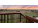 Enjoy the sunset views from the backyard deck at 10233 Silver Maple Cir, Highlands Ranch, CO 80129