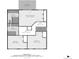 Second floor plan showing the layout of three bedrooms, two bathrooms, and balcony access at 1815 S Ogden St, Denver, CO 80210