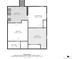 Basement floor plan showcasing Gathering room, laundry, storage, and extra bedroom at 1815 S Ogden St, Denver, CO 80210