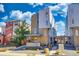 Modern two-story townhome featuring contemporary design and inviting curb appeal at 2044 N High St, Denver, CO 80205