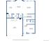 First floor plan showing kitchen, dining area, Gathering room, living room and garage at 2201 Monte Vista St, Fort Lupton, CO 80621
