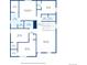 Second floor plan showing bedrooms, bathrooms, laundry room and sitting room at 2201 Monte Vista St, Fort Lupton, CO 80621
