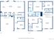 Floor plans of first and second floors, showing room layouts and dimensions at 2201 Monte Vista St, Fort Lupton, CO 80621