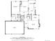 Floor plan of the main level featuring a primary bedroom, living room, kitchen, and dining area at 5531 S Telluride Ct, Centennial, CO 80015