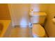 Toilet located next to bathtub and tile wall at 4760 S Wadsworth # 301, Littleton, CO 80123