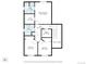 Primary bedroom floor plan showcasing layout, bathrooms, and walk-in closet at 5286 Rustic Ave, Firestone, CO 80504