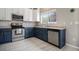 Well-equipped kitchen featuring stainless steel appliances, stylish cabinetry, and plenty of counter space for meal preparation at 4307 Beautiful Cir, Castle Rock, CO 80109