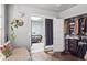 View into bedroom featuring skylight, closet, and decorative wall hanging at 1295 S Downing St, Denver, CO 80210