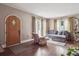 Comfortable living room with hardwood floors and lots of natural light at 1295 S Downing St, Denver, CO 80210