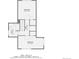 Detailed second floor plan showcasing layout and dimensions of two bedrooms and a bath at 3640 Elm St, Denver, CO 80207