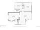 First floor plan featuring bedrooms, bathroom, kitchen, living room, and dimensions at 2709 S Franklin St, Denver, CO 80210