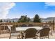 Back deck with mountain views at 1095 Lake Woodmoor Dr, Monument, CO 80132