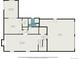 Basement floor plan showing bedroom, bathroom, Gathering room, sitting room, and garage dimensions at 1095 Lake Woodmoor Dr, Monument, CO 80132