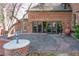 Charming backyard with brick patio perfect for outdoor entertaining at 290 Dexter St, Denver, CO 80220