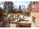 Inviting backyard patio with comfortable seating and a cozy outdoor living space at 290 Dexter St, Denver, CO 80220