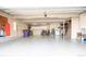 Spacious garage with overhead storage and room for multiple bikes and other items at 290 Dexter St, Denver, CO 80220