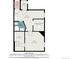 Floor plan showing multiple rooms, a bathroom, and an electrical room at 300 Inca St # A, Denver, CO 80223