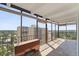 Spacious balcony with expansive city views and lots of natural light at 7865 E Mississippi Ave # 1502, Denver, CO 80247