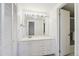 Bathroom featuring vanity with sink and lots of storage space at 7865 E Mississippi Ave # 1502, Denver, CO 80247