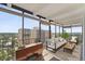 Beautiful patio with stunning views and comfortable seating, perfect for relaxing or entertaining at 7865 E Mississippi Ave # 1502, Denver, CO 80247