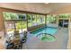 Indoor pool and spa with a garden view, plus an adjacent dining table at 8888 W 37Th Pl, Wheat Ridge, CO 80033
