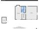 Lower level layout featuring Gathering room, bathroom, garage, and shed spaces at 9099 W Harvard Pl, Lakewood, CO 80227
