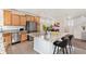 Modern kitchen with stainless steel appliances and granite countertops at 4849 Halifax Ct, Denver, CO 80249