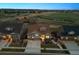 Aerial view of a well maintained neighborhood; note the beautiful landscaping and design at 8621 S De Gaulle Ct, Aurora, CO 80016