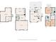 Detailed floor plan showcasing the layout of the home's multiple levels, including rooms and dimensions at 9951 Winona St, Westminster, CO 80031