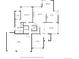 Detailed floor plan showcasing the layout of the home's main level, including kitchen, dining, and living spaces at 9734 Tall Grass Cir, Lone Tree, CO 80124