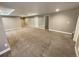 Large basement with carpeting and recessed lighting offers flexible space for Gathering and recreation at 1220 W 170Th Ave, Broomfield, CO 80023